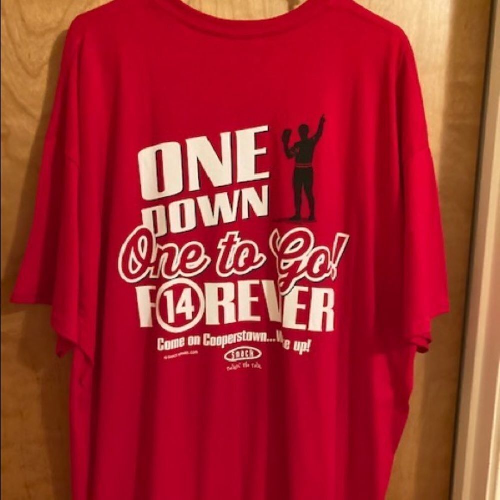 NWOT Pete Rose #14 Cincinnati Reds Hall of Fame T-Shirt by Smack Apparel - Picture 3 of 10
